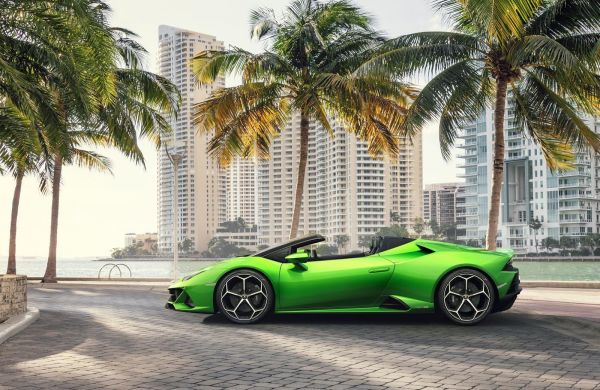 Lamborghini Huracán Evo Spider Rental in Europe